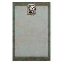 Fathers Day - Stone Paws - Dalmatian Custom Stationery