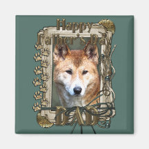 Fathers Day - Stone Paws - Dingo Magnet