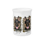 Fathers Day - Stone Paws - German Shepherd - Kuno Drink Pitchers