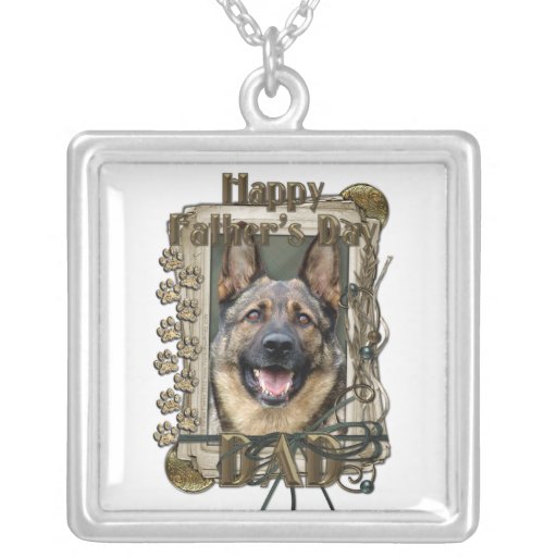 Fathers Day - Stone Paws - German Shepherd Necklaces