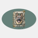 Fathers Day - Stone Paws - German Shepherd Stickers