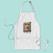 Fathers Day - Stone Paws Golden Retriever Corona aprons
