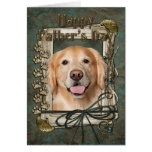 Golden retriever xmas cards