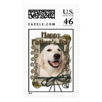 Fathers Day - Stone Paws - Golden Retriever Tebow Postage