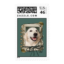 Fathers Day - Stone Paws - Golden Retriever Tebow Stamps