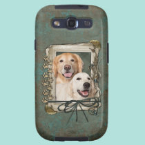Fathers Day - Stone Paws Goldens Corona and Tebow casemate cases