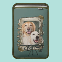 Fathers Day - Stone Paws Goldens Corona and Tebow ipad sleeves