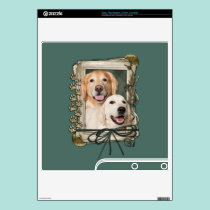 Fathers Day - Stone Paws Goldens Corona and Tebow skins