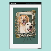 Fathers Day - Stone Paws Goldens Corona and Tebow skins