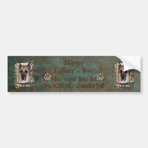 Fathers Day - Stone Paws - Great Dane Bumper Stickers