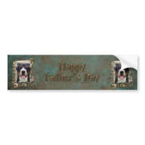 Fathers Day - Stone Paws - Greater Swiss Mountain Bumper Stickers
