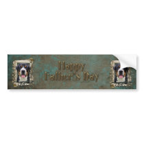Fathers Day - Stone Paws - Greater Swiss Mountain Bumper Stickers