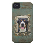 Fathers Day - Stone Paws - Greater Swiss Mountain iPhone 4 Cover
