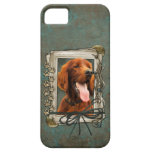 Fathers Day - Stone Paws - Irish Setter iPhone 5 Covers