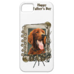 Fathers Day - Stone Paws - Irish Setter iPhone 5 Cases
