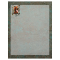 Fathers Day - Stone Paws - Irish Setter Customized Letterhead