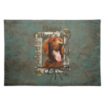 Fathers Day - Stone Paws - Irish Setter Placemat