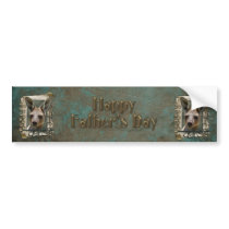 Fathers Day - Stone Paws - Kangaroo Bumper Stickers