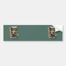 Fathers Day - Stone Paws - Kangaroo Bumper Sticker