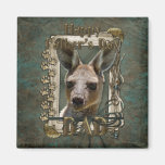 Fathers Day - Stone Paws - Kangaroo Refrigerator Magnets