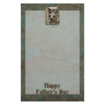 Fathers Day - Stone Paws - Kangaroo Customized Stationery