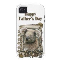 Fathers Day - Stone Paws - Koala iPhone 4/4S Covers