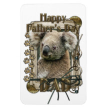 Fathers Day - Stone Paws - Koala Vinyl Magnet