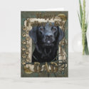 Fathers Day - Stone Paws - Labrador - Black - Gage Cards