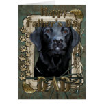 Fathers Day - Stone Paws - Labrador - Black - Gage Cards