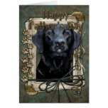 Fathers Day - Stone Paws - Labrador - Black - Gage Cards