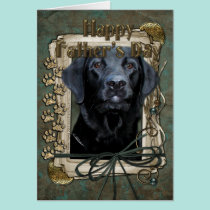 Fathers Day - Stone Paws - Labrador - Black - Gage cards