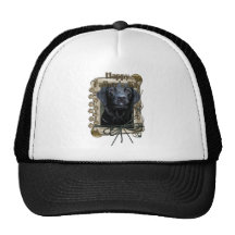 Fathers Day - Stone Paws - Labrador - Black - Gage Mesh Hat