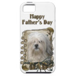 Fathers Day - Stone Paws - Lowchen iPhone 5 Covers
