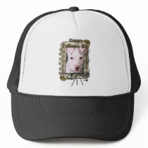 Fathers Day - Stone Paws - Pitbull Puppy - Petey Mesh Hats