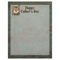 Fathers Day - Stone Paws - Pomeranian Customized Letterhead