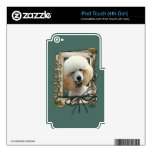 Fathers Day - Stone Paws - Poodle - Apricot iPod Touch 4G Skin
