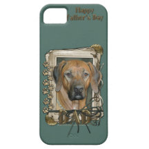 Fathers Day - Stone Paws - Rhodesian Ridgeback iPhone 5 Case
