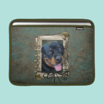 Fathers Day - Stone Paws - Rottweiler - Harley ipad sleeves