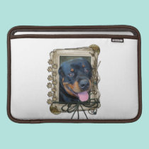Fathers Day - Stone Paws - Rottweiler - Harley ipad sleeves