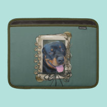 Fathers Day - Stone Paws - Rottweiler - Harley ipad sleeves