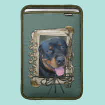 Fathers Day - Stone Paws - Rottweiler - Harley ipad sleeves