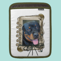 Fathers Day - Stone Paws - Rottweiler - Harley ipad sleeves