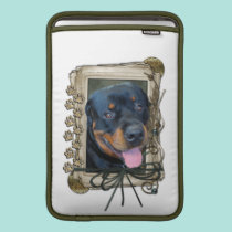 Fathers Day - Stone Paws - Rottweiler - Harley ipad sleeves