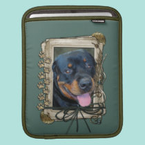 Fathers Day - Stone Paws - Rottweiler - Harley ipad sleeves