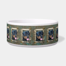 Fathers Day - Stone Paws - Rottweiler - Harley pet bowls