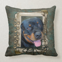 Fathers Day - Stone Paws - Rottweiler - Harley pillows