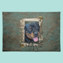 Fathers Day - Stone Paws - Rottweiler - Harley placemats