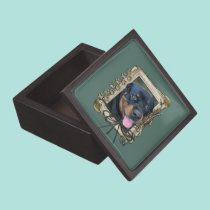 Fathers Day - Stone Paws - Rottweiler - Harley premium gift boxes