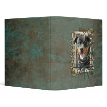 Fathers Day - Stone Paws - Rottweiler - SambaParTi Vinyl Binder