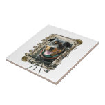Fathers Day - Stone Paws - Rottweiler - SambaParTi Tile